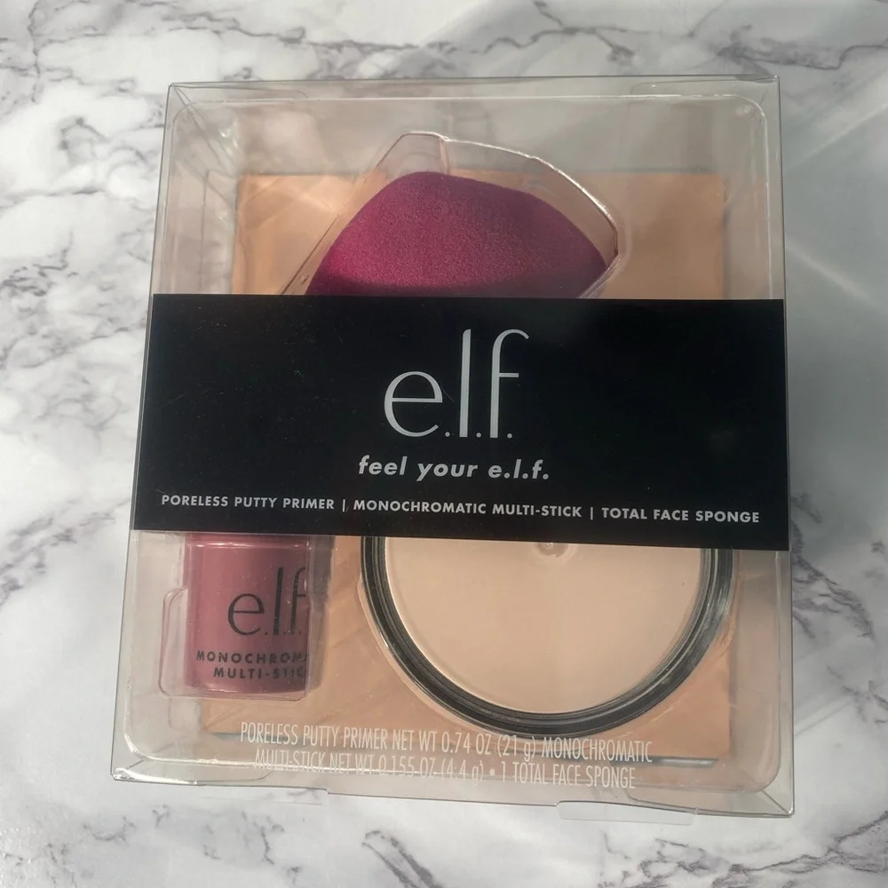 ELF Feel Your e.l.f. Poreless Putty Primer Monochromatic stick total face Sponge